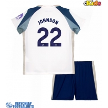 Tottenham Hotspur Brennan Johnson #22 Replica Home Minikit 2025-26 Short Sleeve (+ pants)